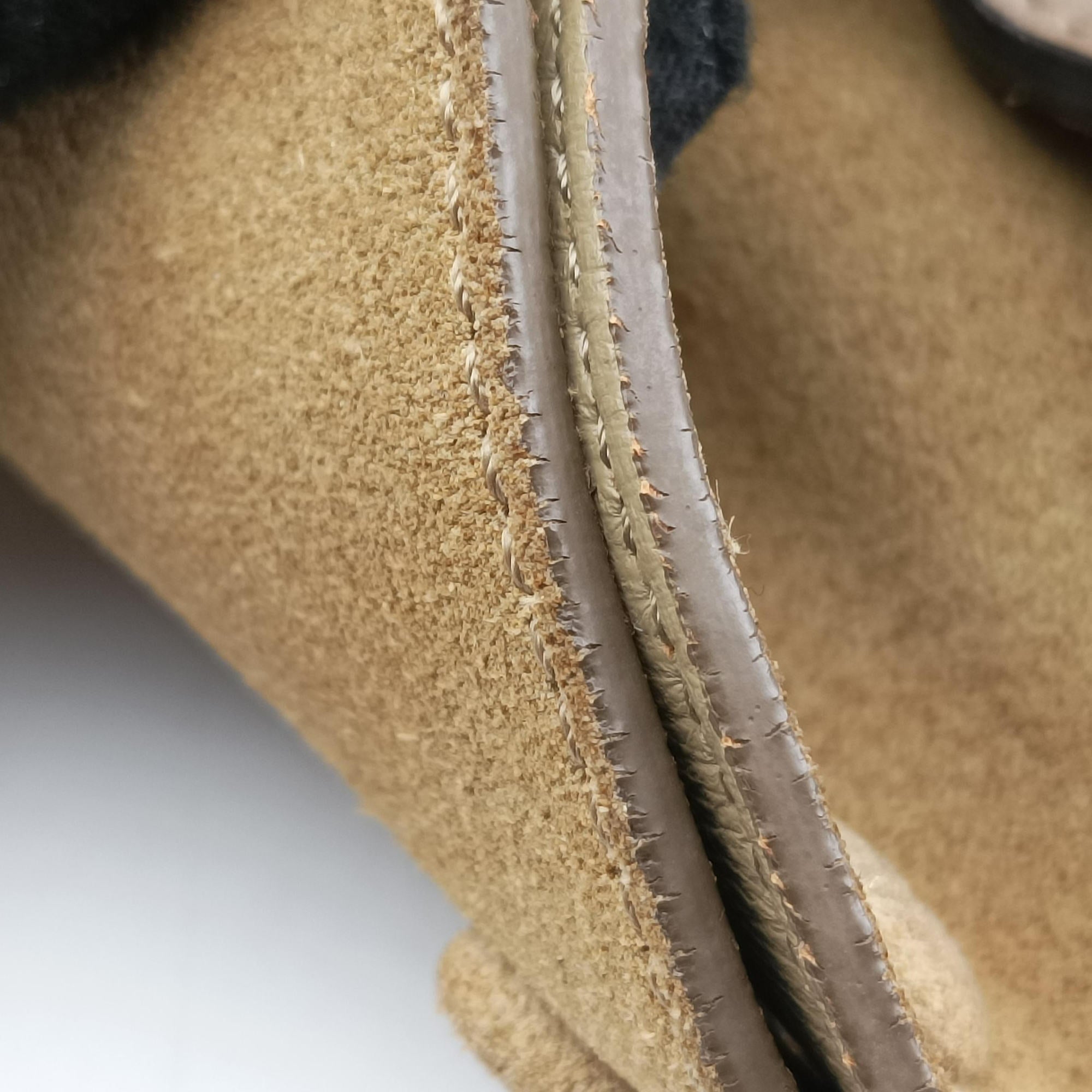 Trapeze Beige× Gray×brown Suede × leather U-CU-0112トラペーズミディアム ベージュ×グレー×ブラウン スエード×レザー U-CU-0112