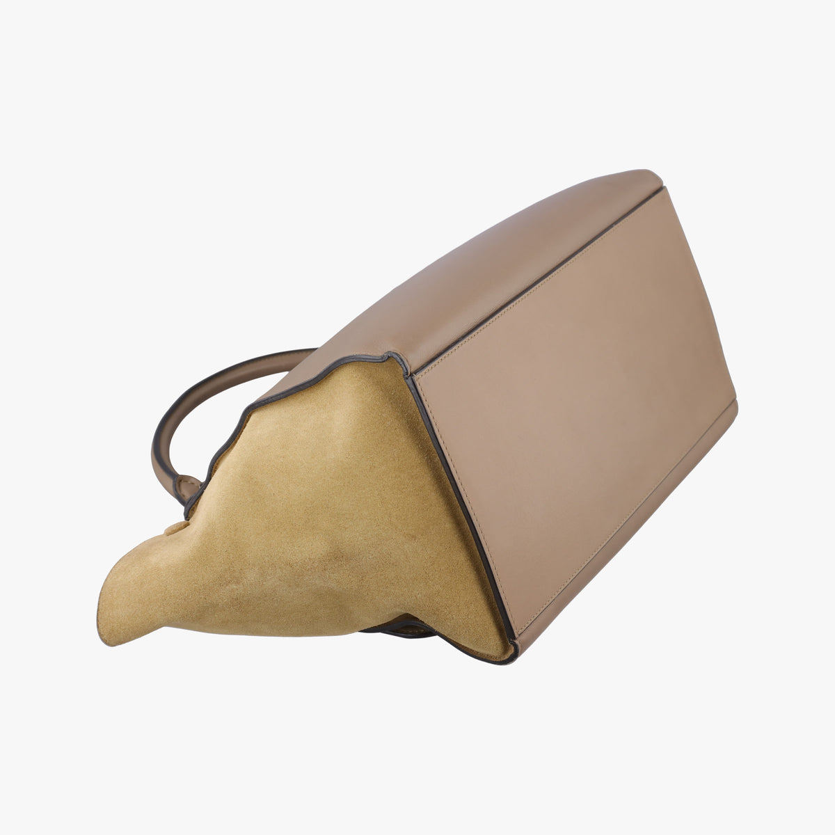 Trapeze Beige× Gray×brown Suede × leather U-CU-0112トラペーズミディアム ベージュ×グレー×ブラウン スエード×レザー U-CU-0112