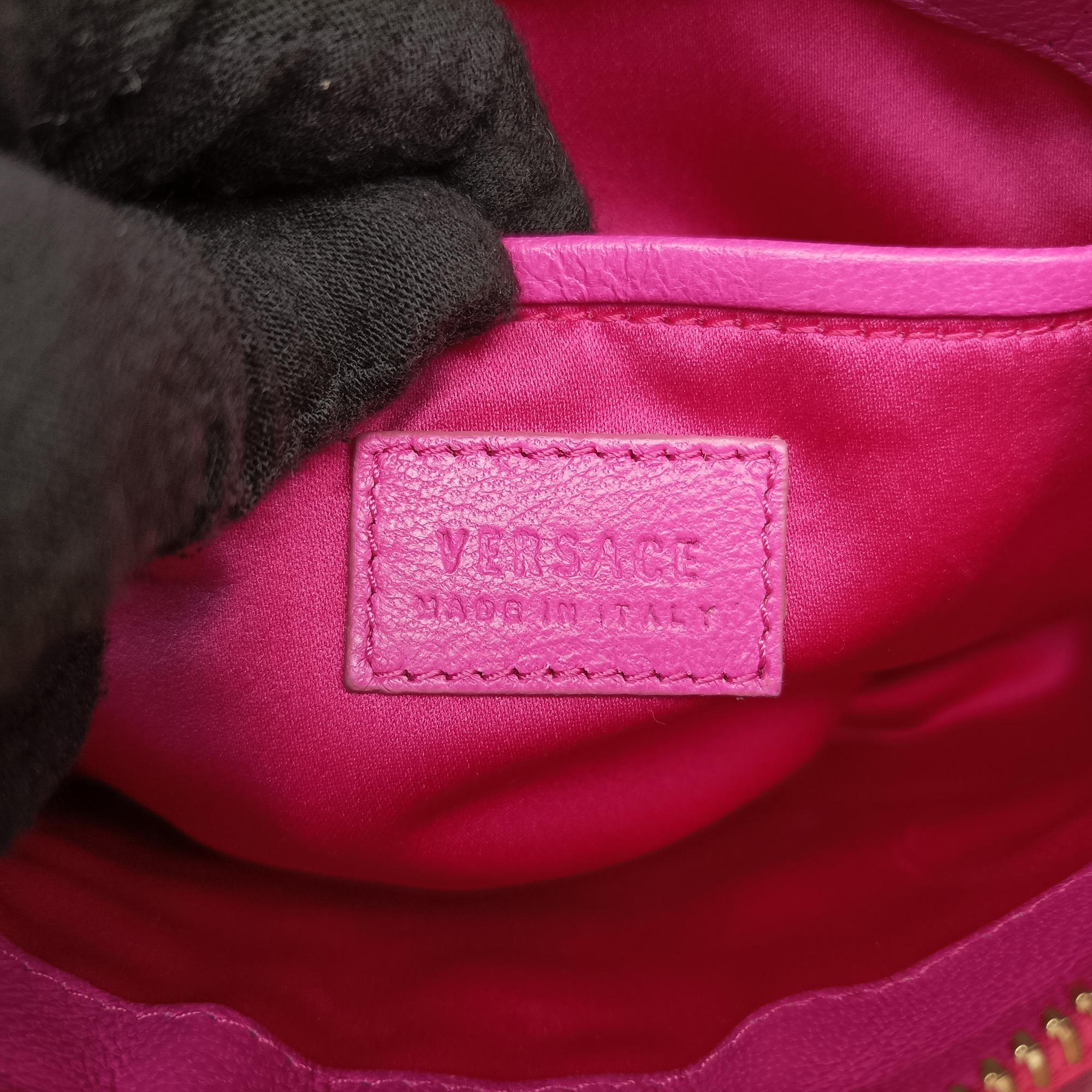 Embroidered Vanitas Pink Leather ヴァニタス刺繍 ピンク レザー 