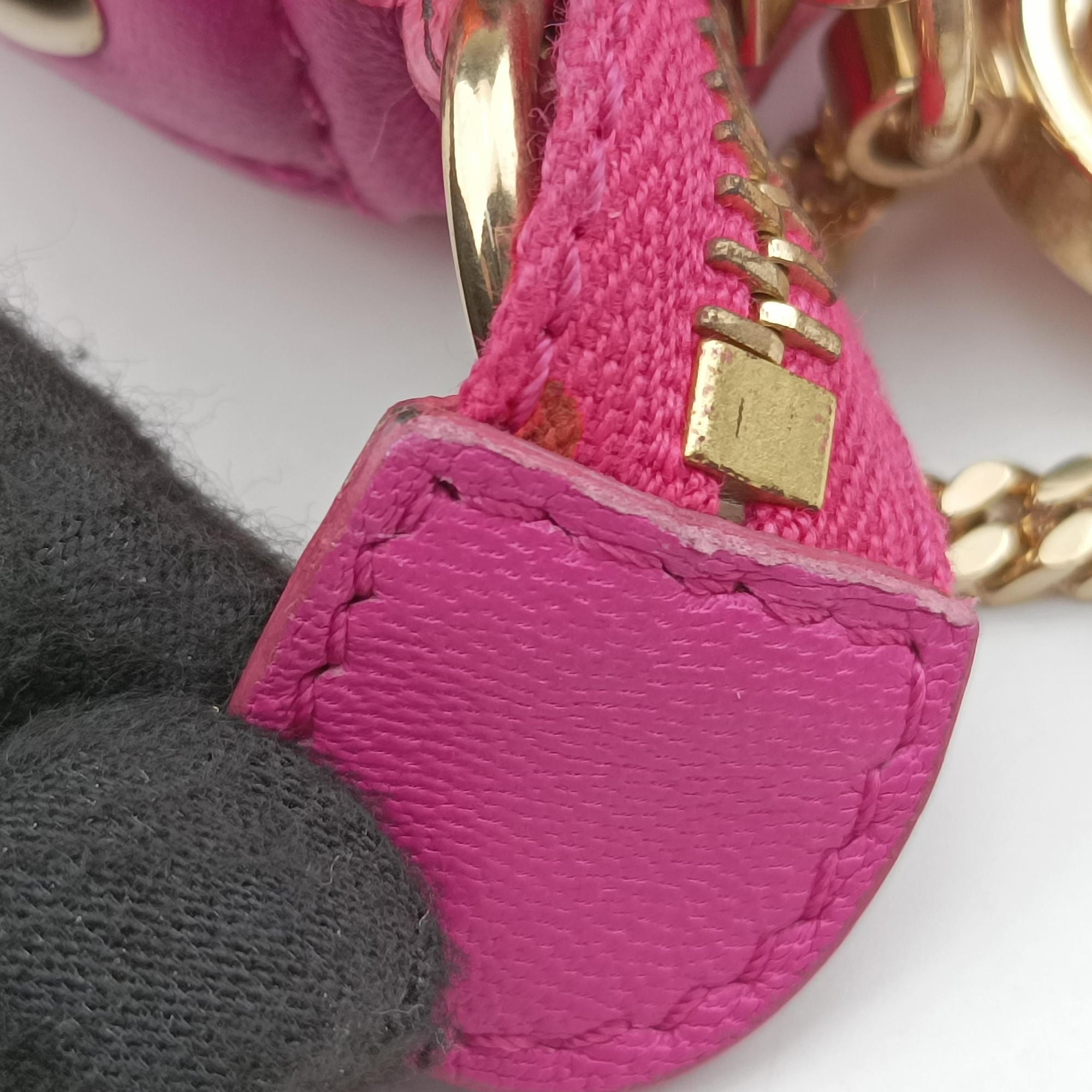 Embroidered Vanitas Pink Leather ヴァニタス刺繍 ピンク レザー 