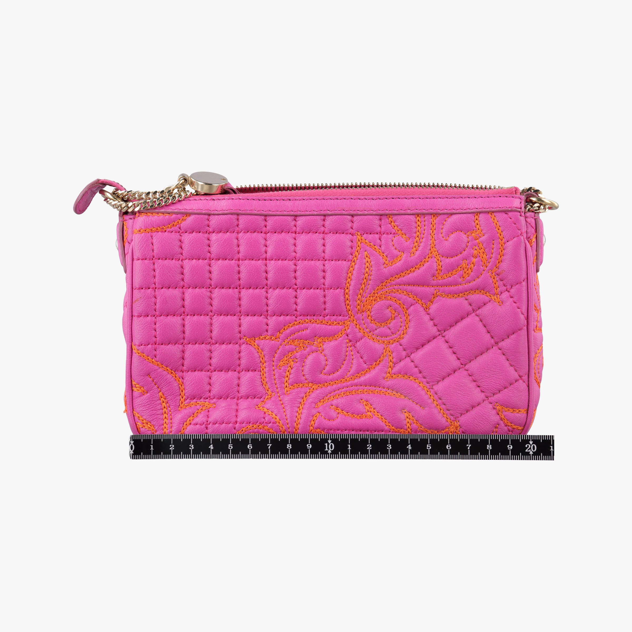 Embroidered Vanitas Pink Leather ヴァニタス刺繍 ピンク レザー 