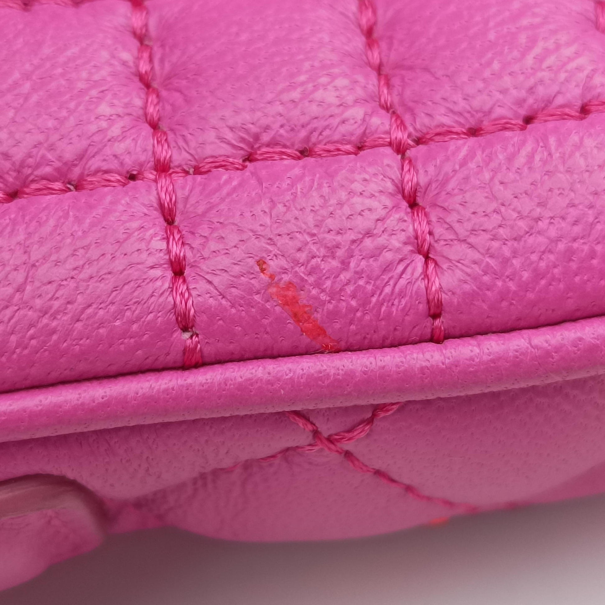 Embroidered Vanitas Pink Leather ヴァニタス刺繍 ピンク レザー 