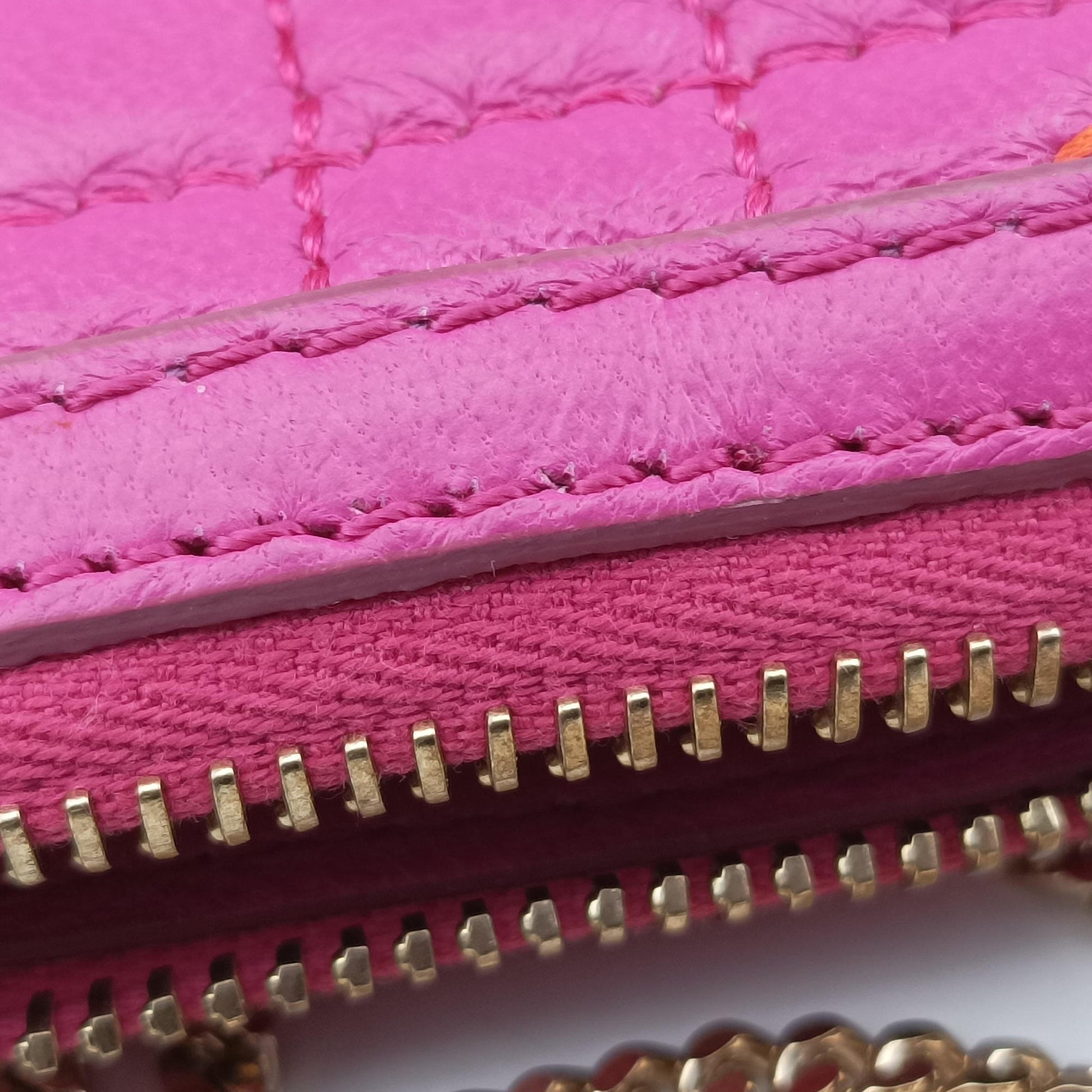 Embroidered Vanitas Pink Leather ヴァニタス刺繍 ピンク レザー 