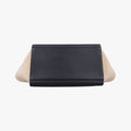 Pre-owned Celine Trapeze Blue×Black×Beige leather  shoulderbag | stylenewstar