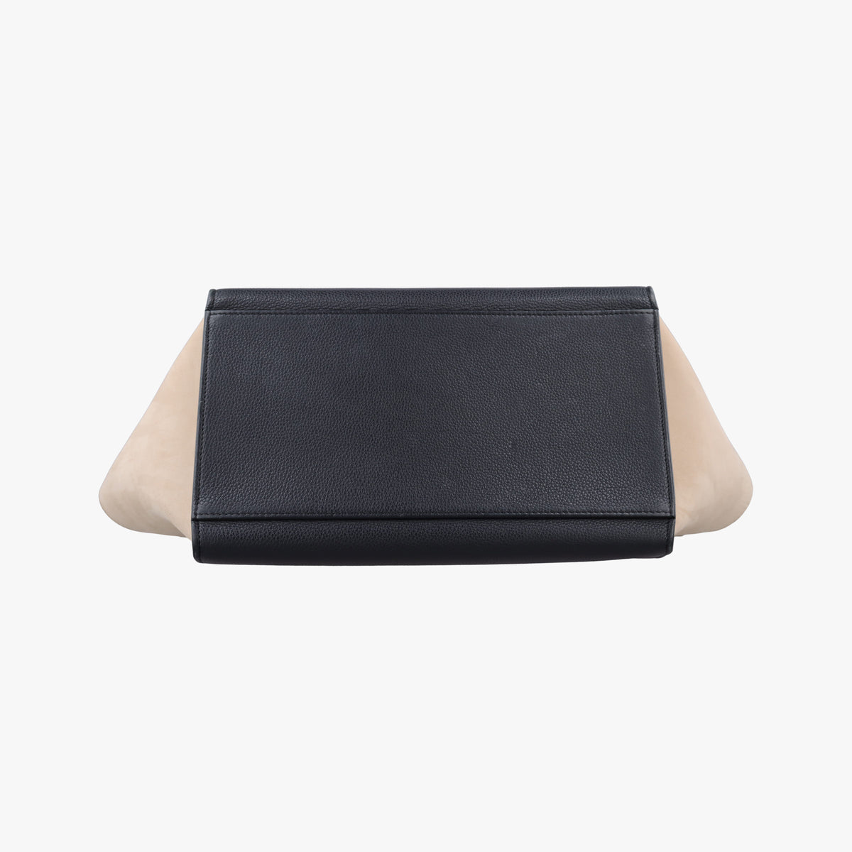 Pre-owned Celine Trapeze Blue×Black×Beige leather  shoulderbag | stylenewstar