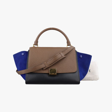 Trapeze Beige×Black×Blue Suede × leather F-CU-2155トラペーズ ベージュ×ブラック×ブルー スエード×レザー F-CU-2155