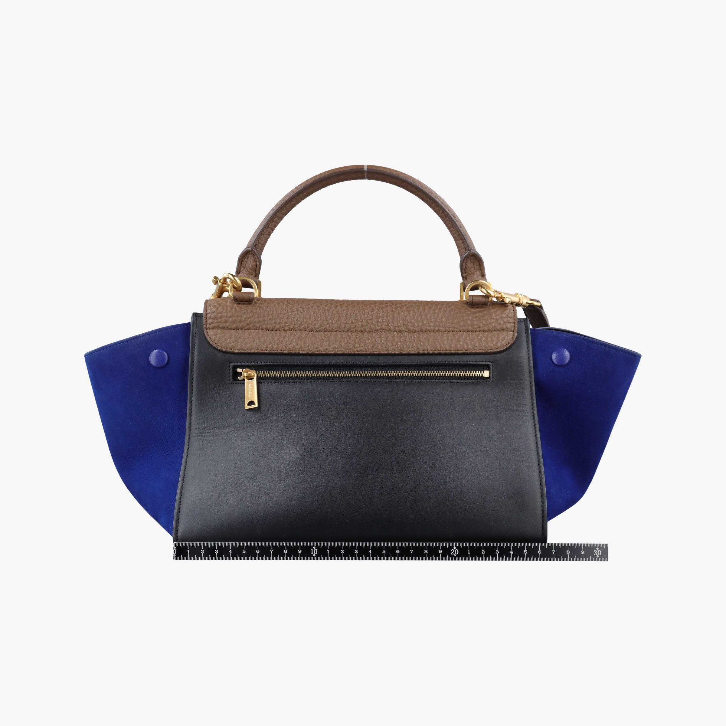 Trapeze Beige×Black×Blue Suede × leather F-CU-2155トラペーズ ベージュ×ブラック×ブルー スエード×レザー F-CU-2155