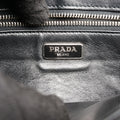 Vintage Prada Leopard print Blue×Black ponyhair×nylon 1BD009 shoulderbag | stylenewstar