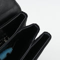 Vintage Prada Leopard print Blue×Black ponyhair×nylon 1BD009 shoulderbag | stylenewstar