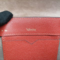 Pre-owned Valextra Iside Terracotta Soft Calfskin Leather  shoulderbag | stylenewstar