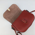 Pre-owned Valextra Iside Terracotta Soft Calfskin Leather  shoulderbag | stylenewstar
