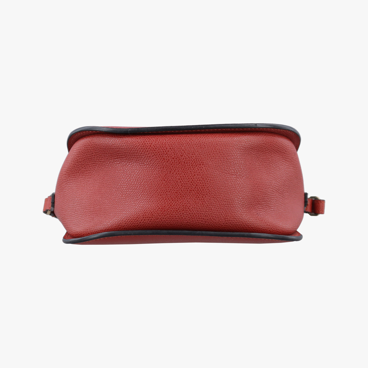 Pre-owned Valextra Iside Terracotta Soft Calfskin Leather  shoulderbag | stylenewstar