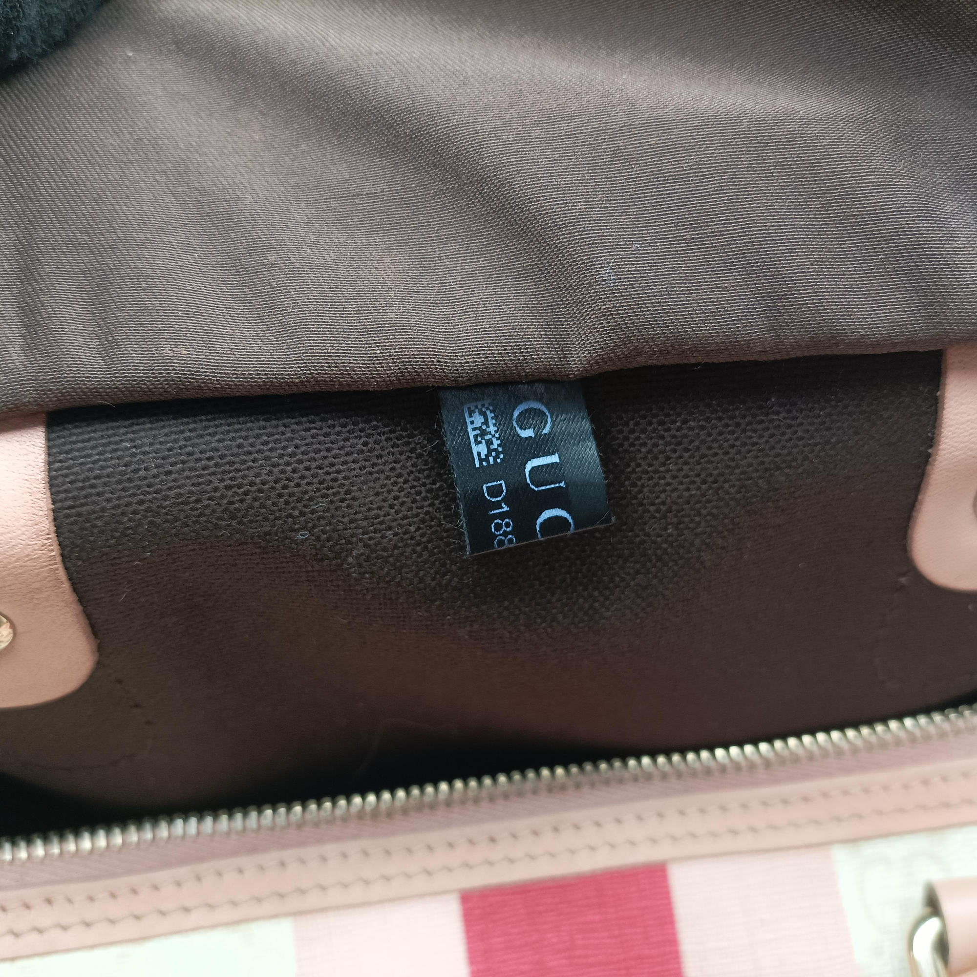 UNICEF Joy White×Pink PVC coated canvas×Leather 189895 D1885556ユニセフ ジョイ ホワイト×ピンク PVCコーティングキャンバス×レザー 189895 D1885556