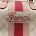 UNICEF Joy White×Pink PVC coated canvas×Leather 189895 D1885556ユニセフ ジョイ ホワイト×ピンク PVCコーティングキャンバス×レザー 189895 D1885556