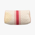 UNICEF Joy White×Pink PVC coated canvas×Leather 189895 D1885556ユニセフ ジョイ ホワイト×ピンク PVCコーティングキャンバス×レザー 189895 D1885556