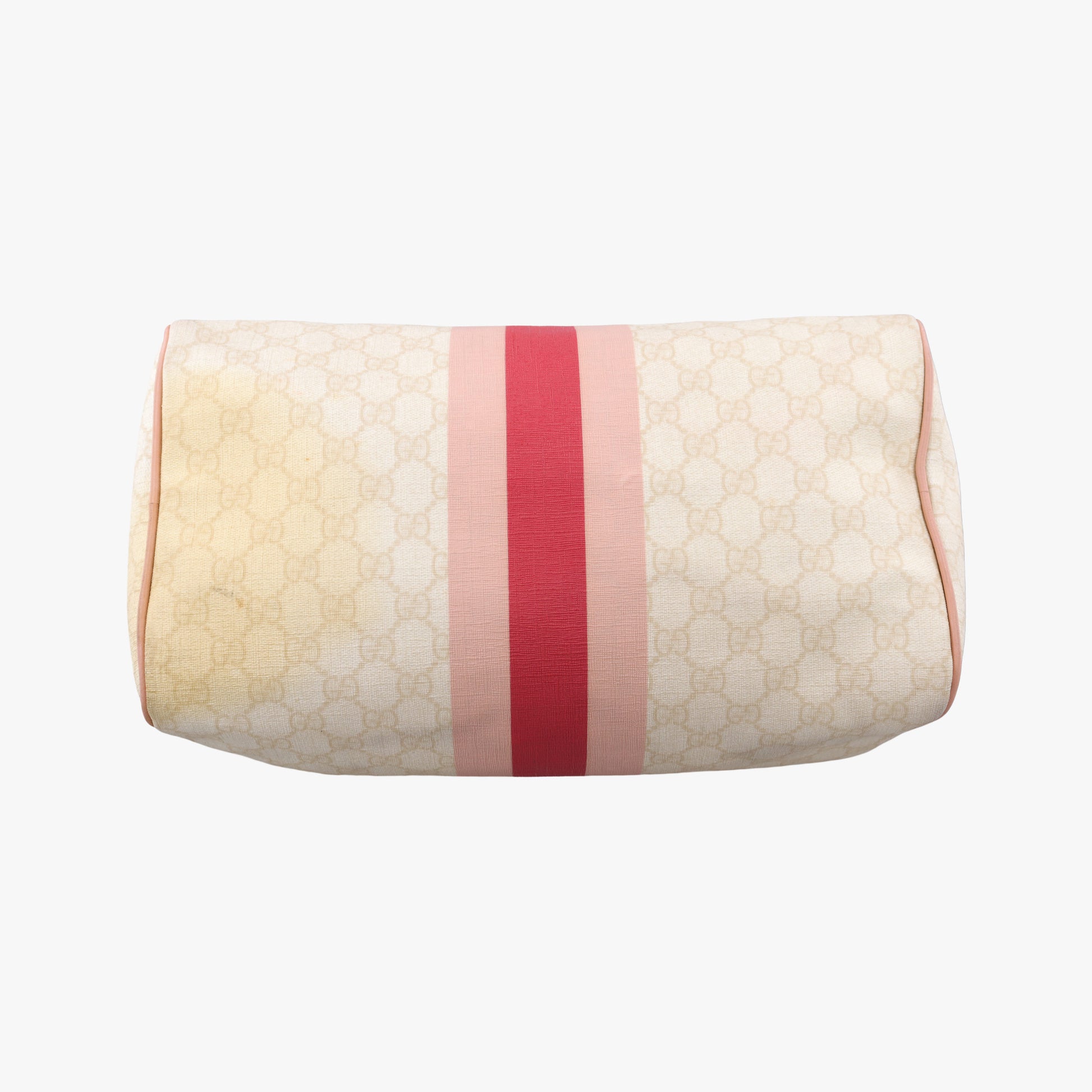 UNICEF Joy White×Pink PVC coated canvas×Leather 189895 D1885556ユニセフ ジョイ ホワイト×ピンク PVCコーティングキャンバス×レザー 189895 D1885556