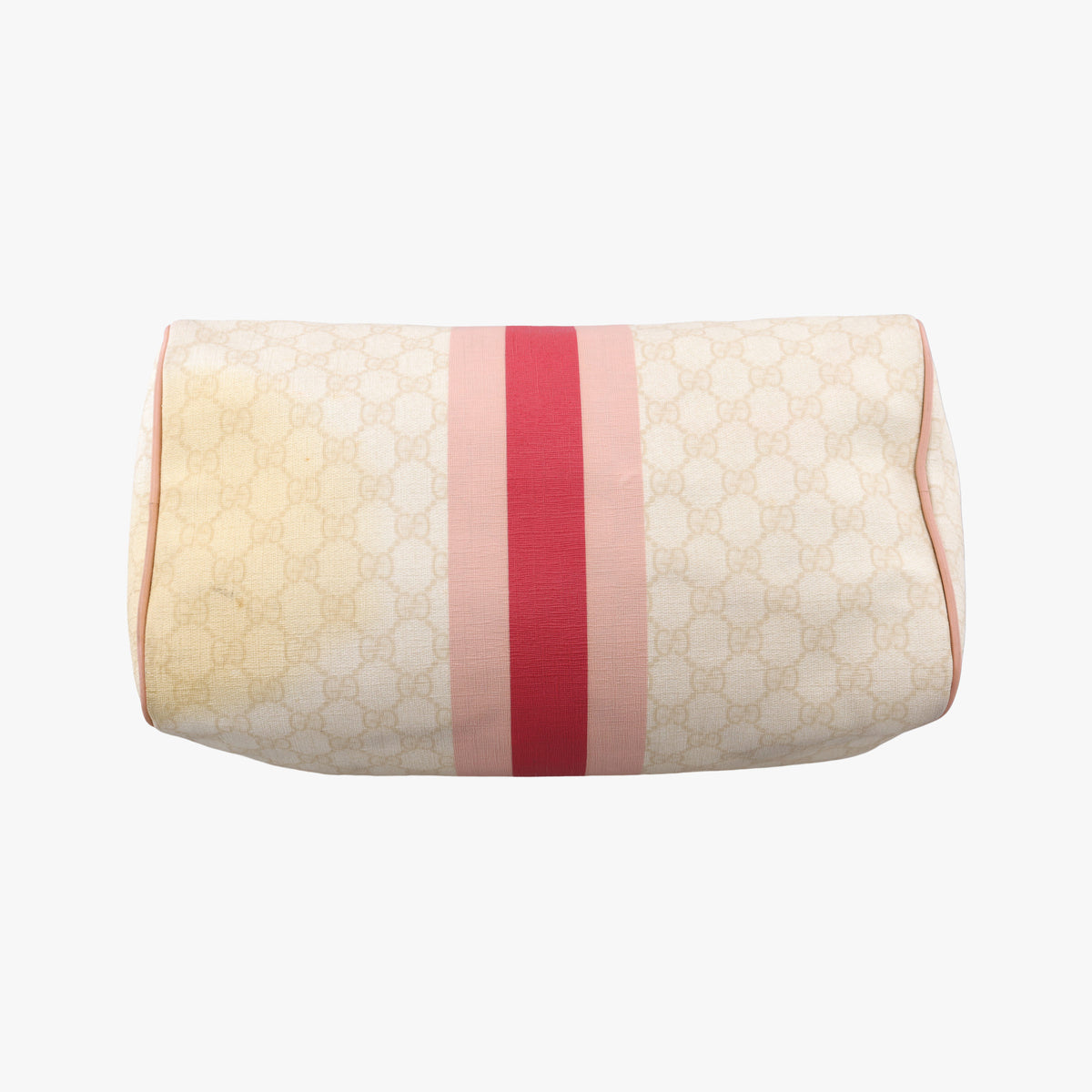 UNICEF Joy White×Pink PVC coated canvas×Leather 189895 D1885556ユニセフ ジョイ ホワイト×ピンク PVCコーティングキャンバス×レザー 189895 D1885556