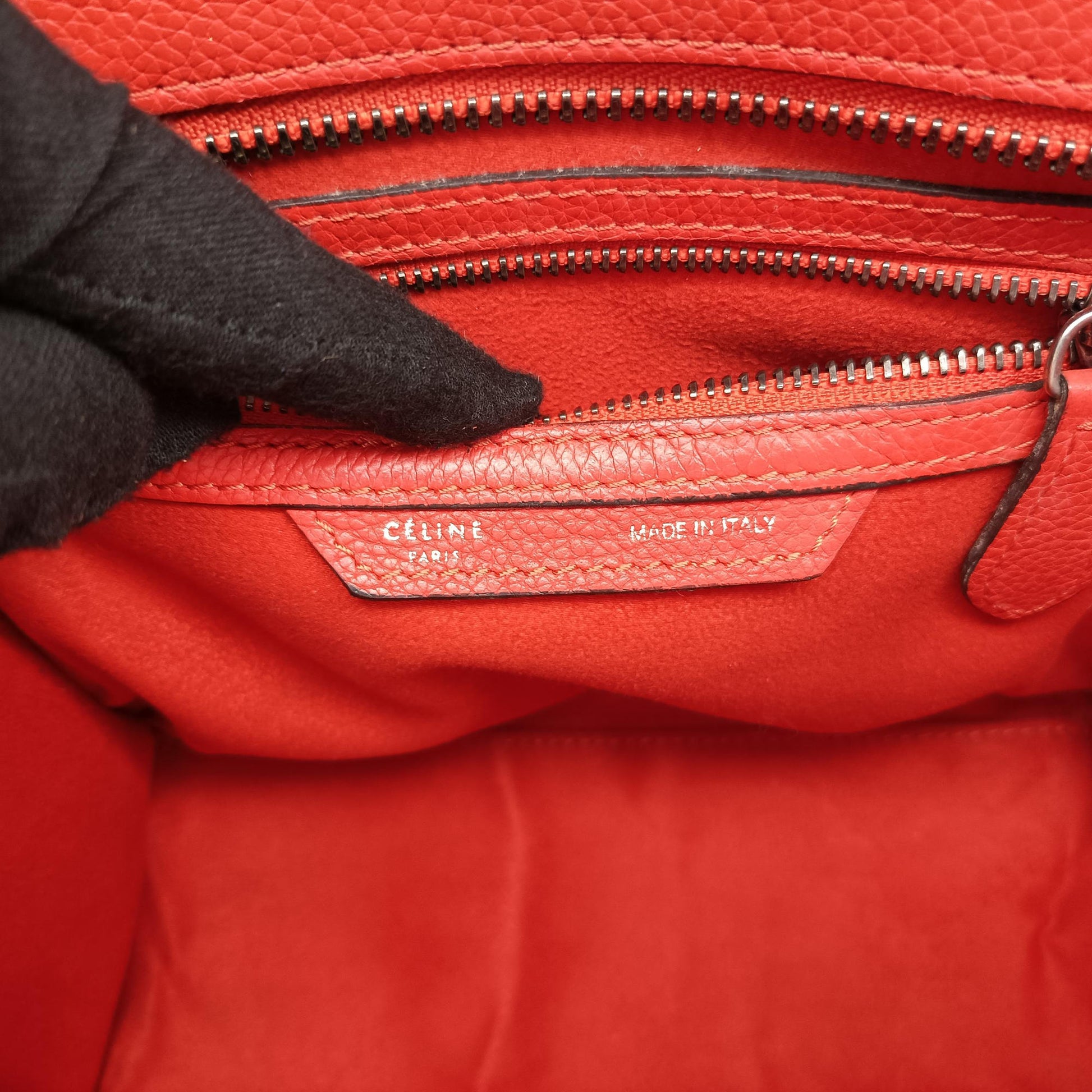 Luggage Micro shopper Orange Leather W-GA-0172ラゲージマイクロショッパー オレンジ レザー W-GA-0172