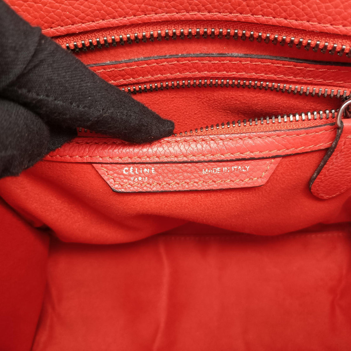 Luggage Micro shopper Orange Leather W-GA-0172ラゲージマイクロショッパー オレンジ レザー W-GA-0172