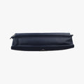 Pre-owned Prada Triangle Logo Plate Blue Saffiano Leather VR0023 handbag | stylenewstar