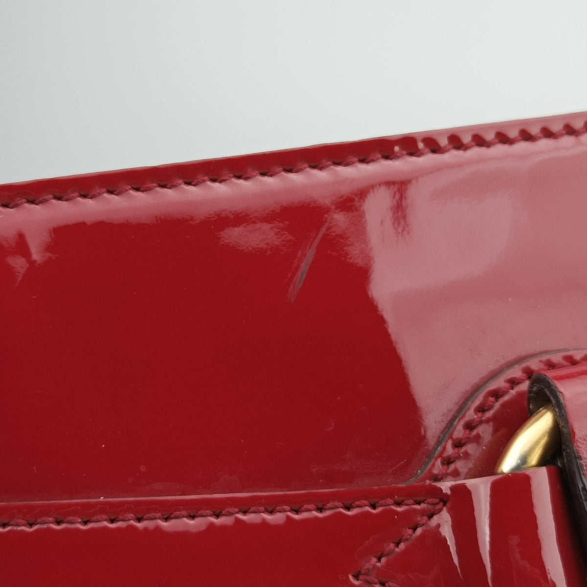 Vintage Gucci Bright Bit Red Patent Leather 319795 shoulderbag | stylenewstar
