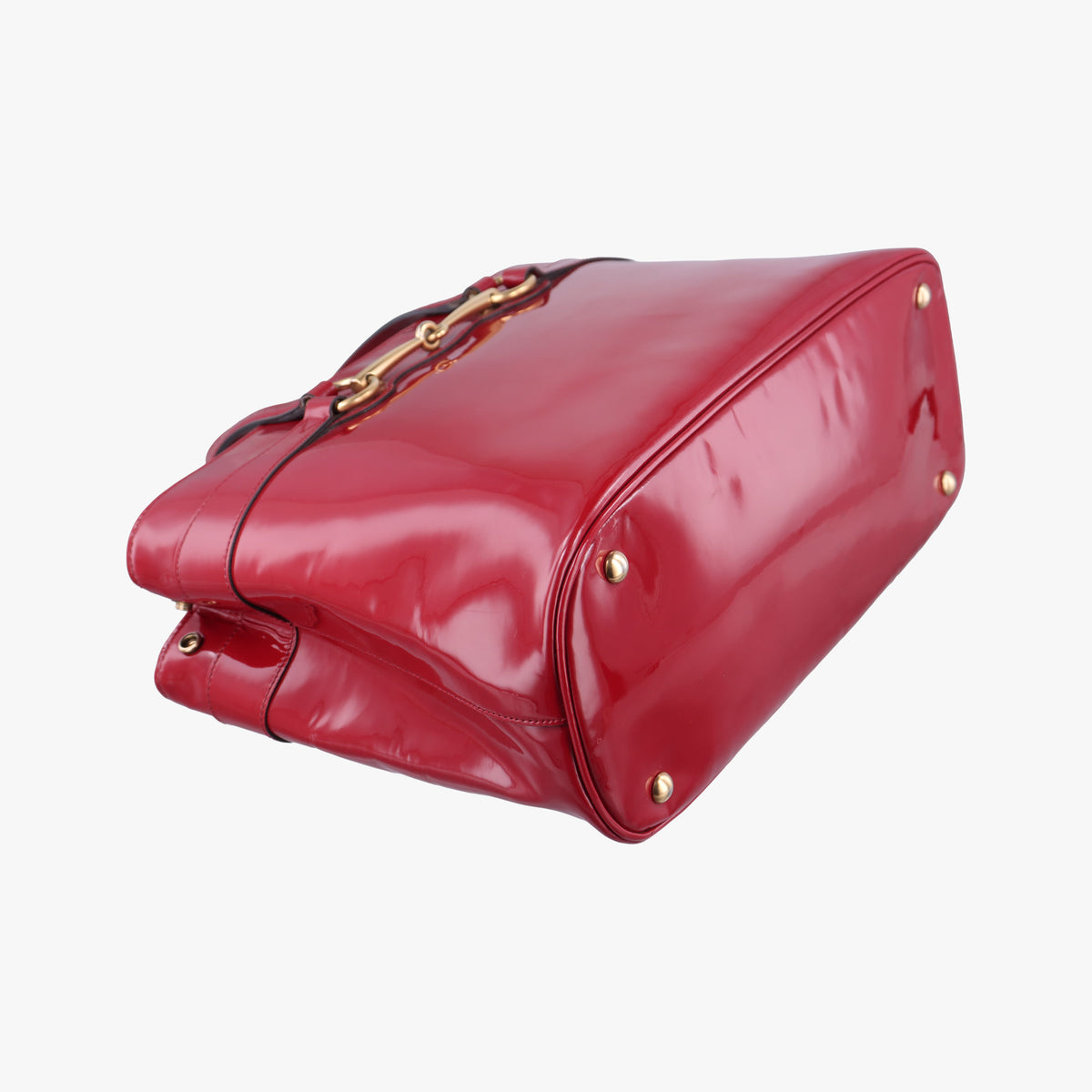 Vintage Gucci Bright Bit Red Patent Leather 319795 shoulderbag | stylenewstar