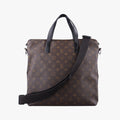 Pre-owned Louis Vuitton KITAN brown Monogram Macassar M40388 shoulderbag | stylenewstar