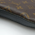 Pre-owned Louis Vuitton KITAN brown Monogram Macassar M40388 shoulderbag | stylenewstar