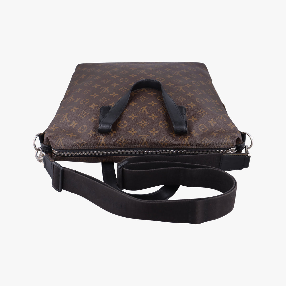 Pre-owned Louis Vuitton KITAN brown Monogram Macassar M40388 shoulderbag | stylenewstar
