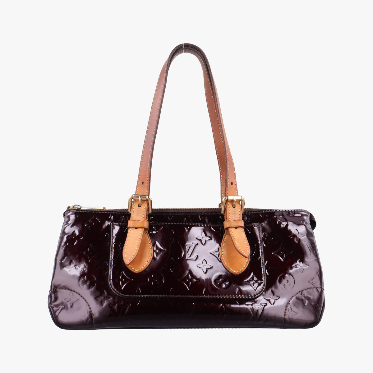 Pre-owned Louis Vuitton Rosewood Avenue Amaranth Vernis M93510 shoulderbag | stylenewstar