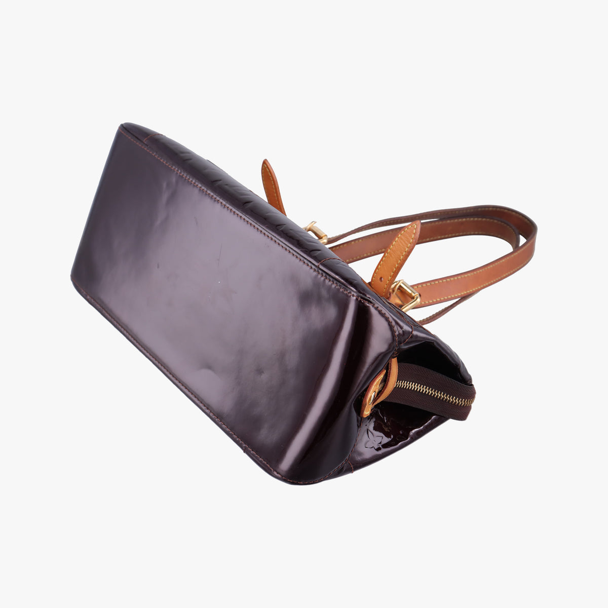 Pre-owned Louis Vuitton Rosewood Avenue Amaranth Vernis M93510 shoulderbag | stylenewstar