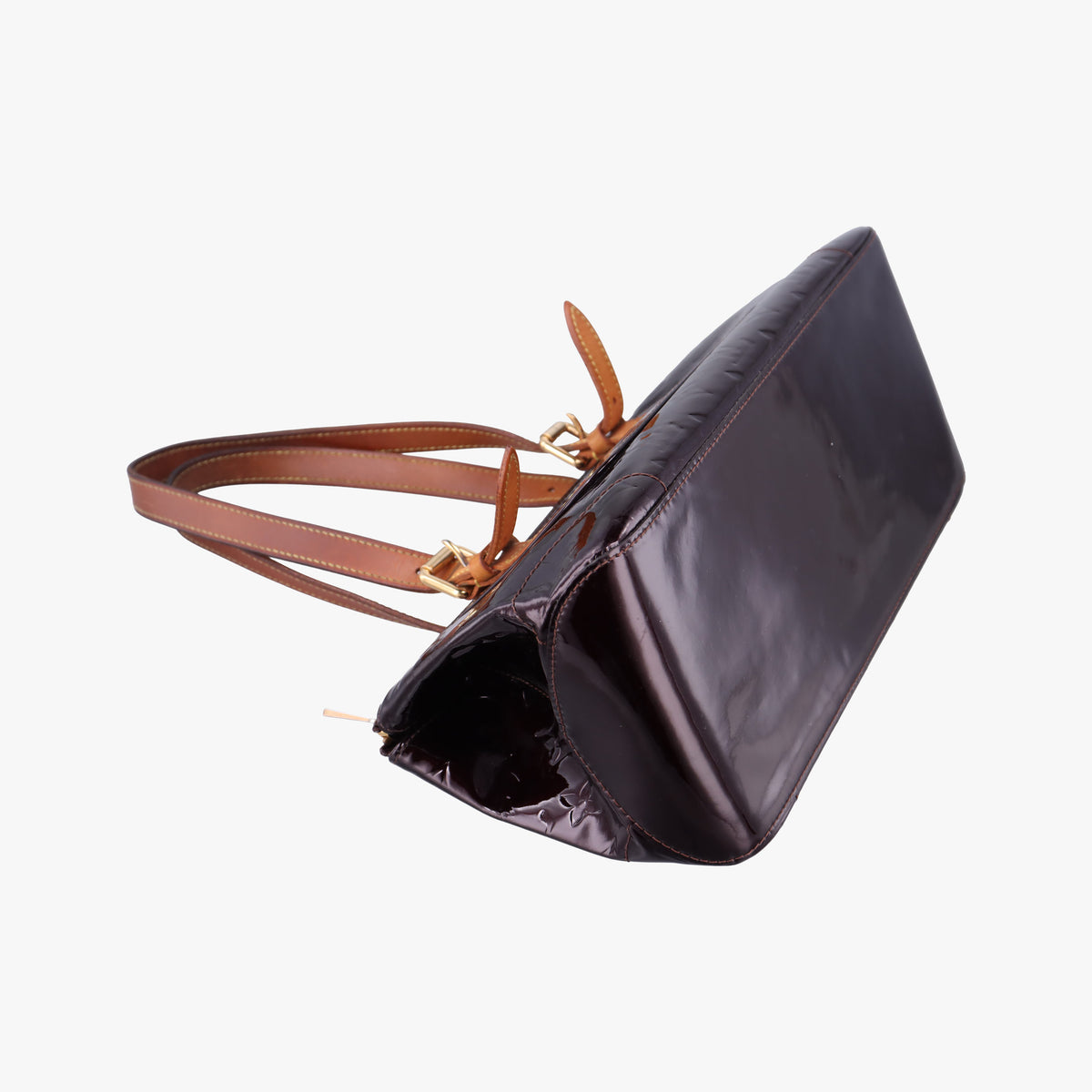 Pre-owned Louis Vuitton Rosewood Avenue Amaranth Vernis M93510 shoulderbag | stylenewstar
