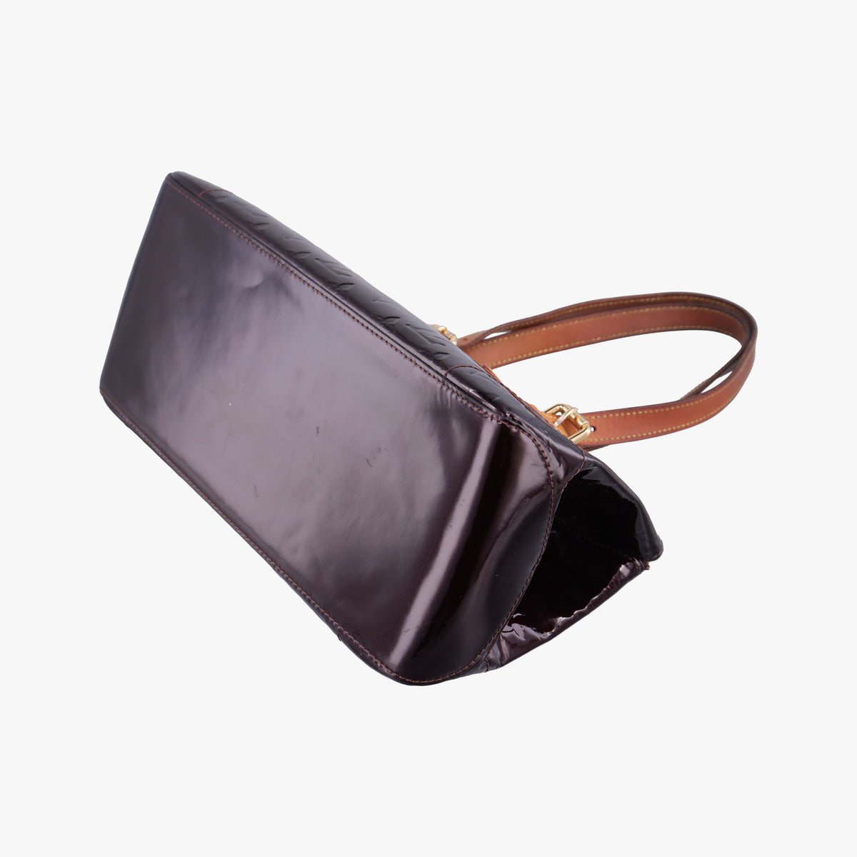 Pre-owned Louis Vuitton Rosewood Avenue Amaranth Vernis M93510 shoulderbag | stylenewstar