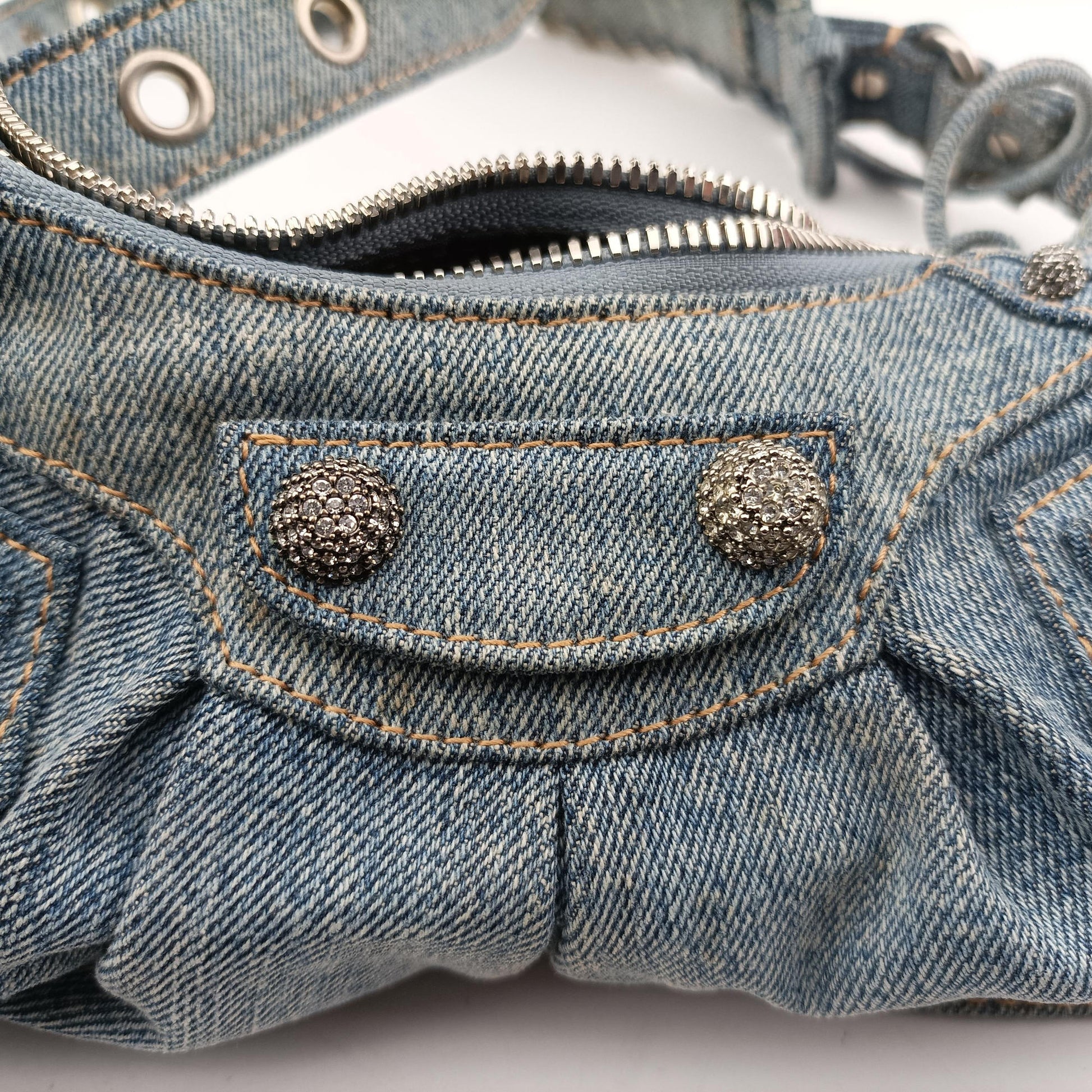 Le Cagole Blue denim 671309.4715.P.002123ル カゴール ブルー デニム 671309.4715.P.002123