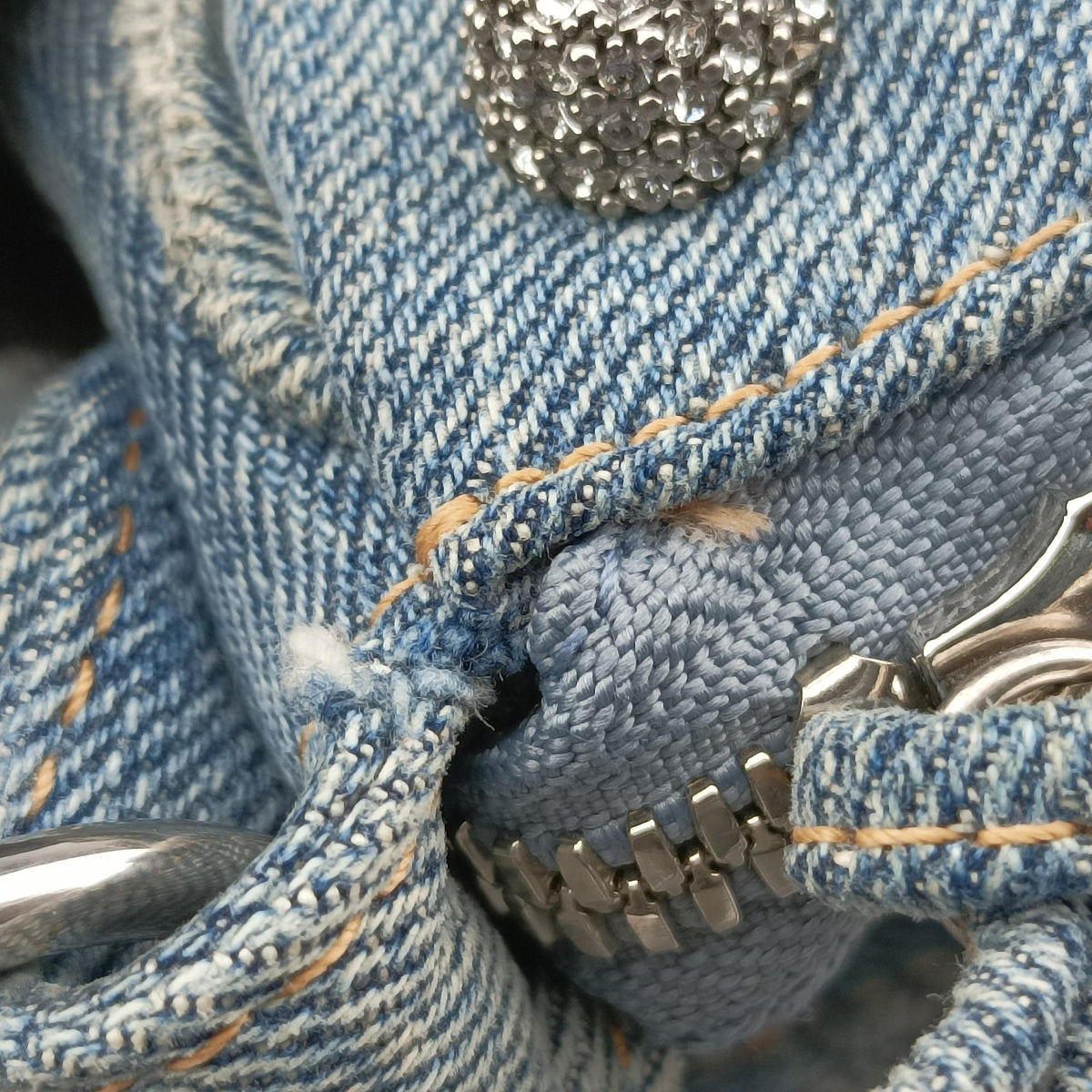 Le Cagole Blue denim 671309.4715.P.002123ル カゴール ブルー デニム 671309.4715.P.002123