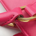 Pre-owned Prada Promenade Pink SAFFIANO Leather BN2558 handbag | stylenewstar