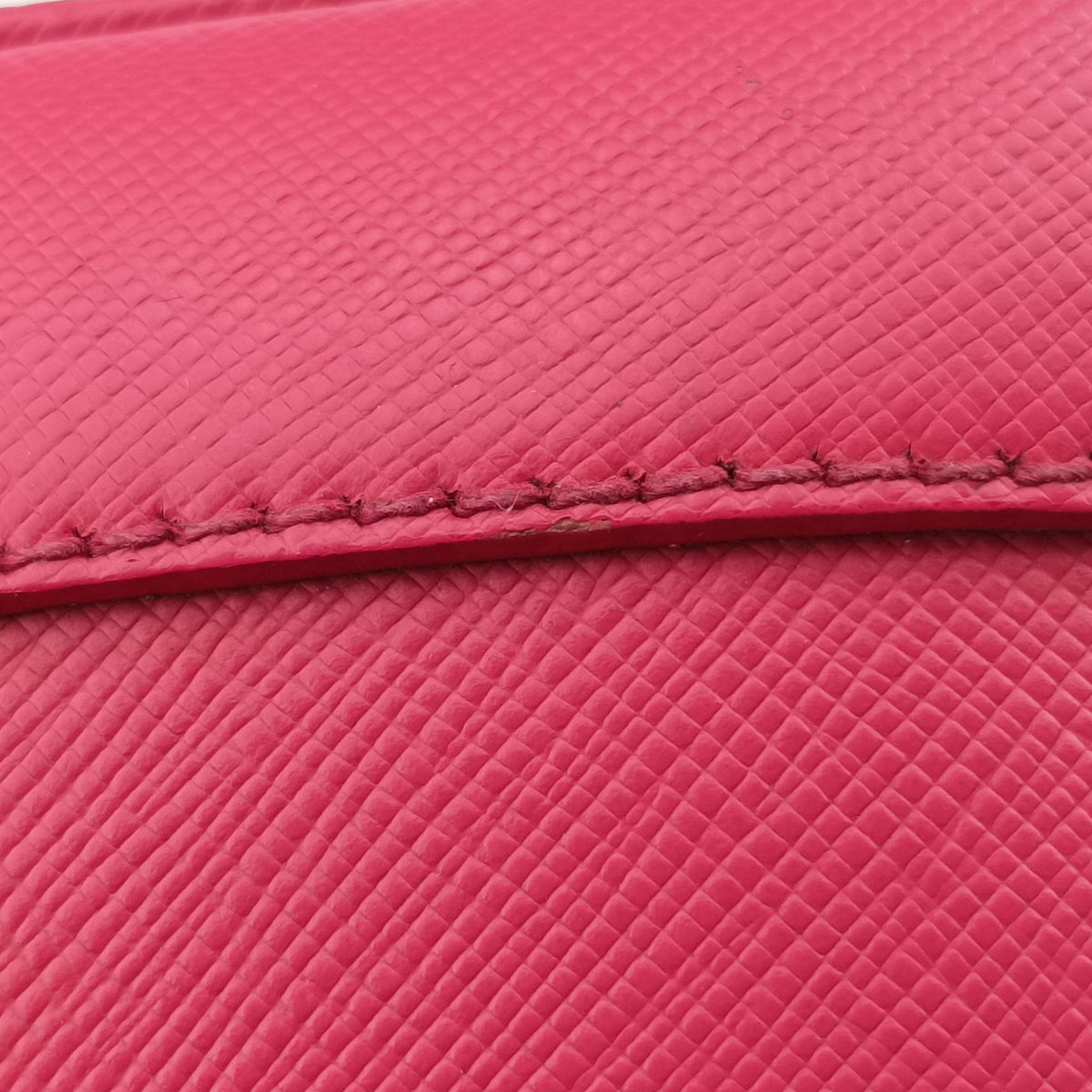 Pre-owned Prada Promenade Pink SAFFIANO Leather BN2558 handbag | stylenewstar