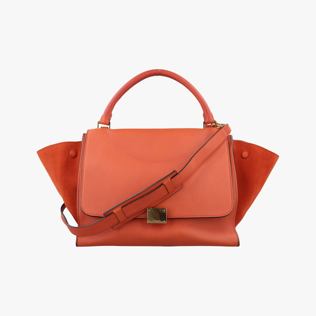 Trapeze Small Orange Suede×leather S-SN-1111 S-PA-1111トラペーズスモール オレンジ スエード×レザー S-SN-1111 S-PA-1111