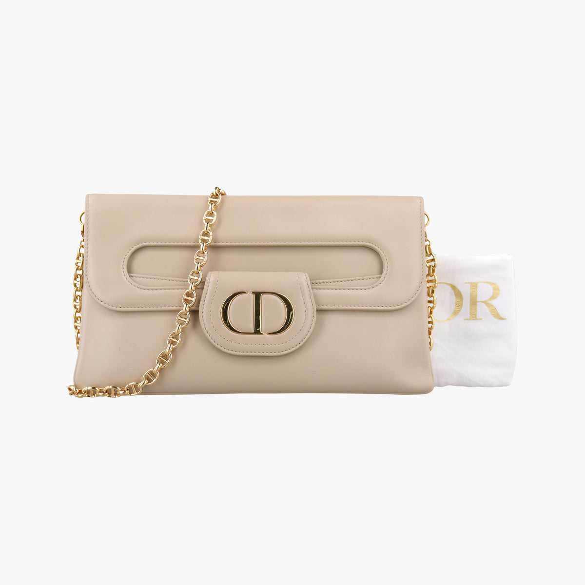 Diordouble Beige Leather 10-MA-0221ディオールダブル ベージュ レザー 10-MA-0221