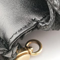 SICILY Black Leather×Crochet 48シシリー ブラック レザー×クロッシェ 48