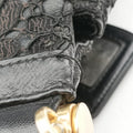 SICILY Black Leather×Crochet 48シシリー ブラック レザー×クロッシェ 48