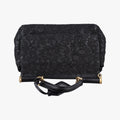 SICILY Black Leather×Crochet 48シシリー ブラック レザー×クロッシェ 48
