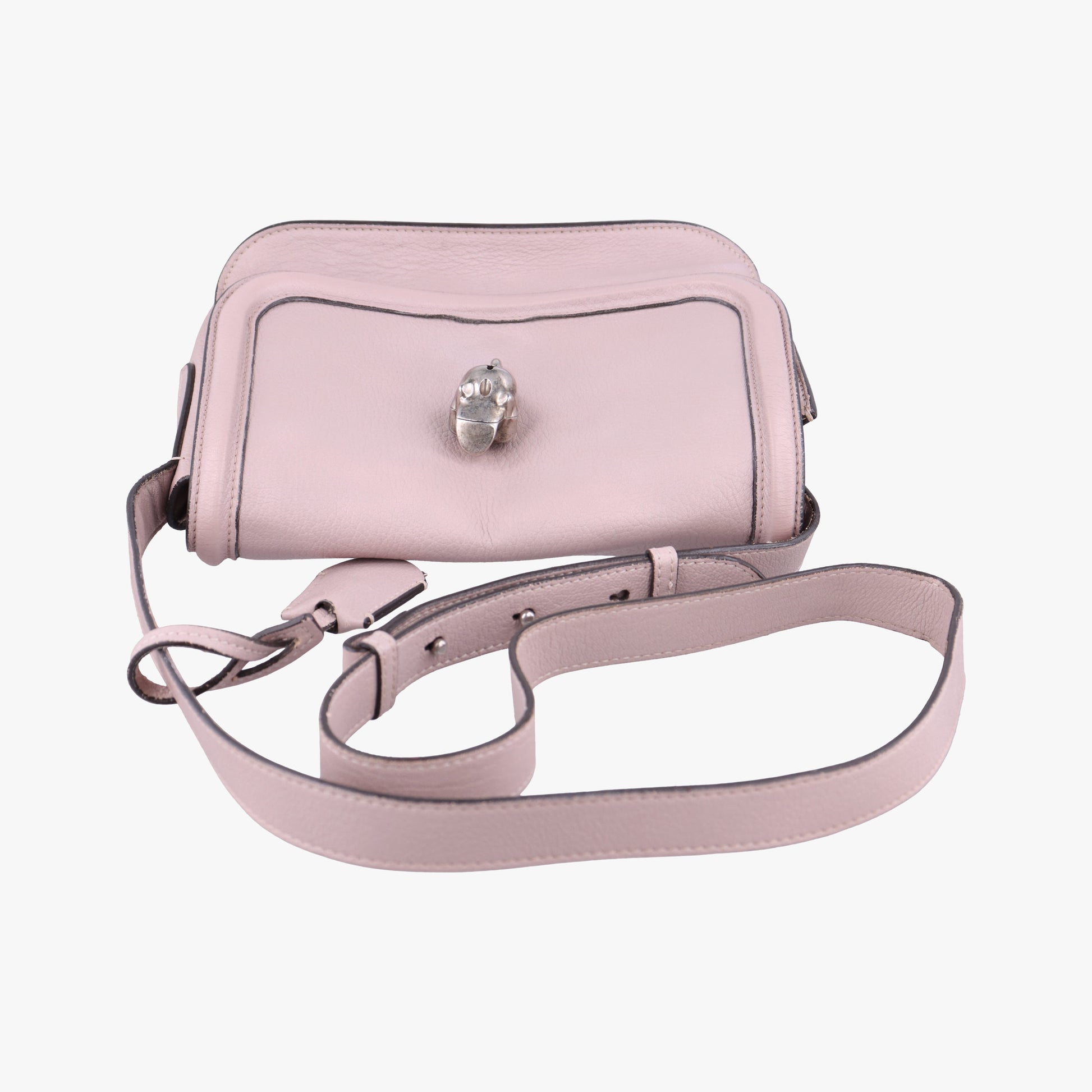 Skull Padlock Pink Leather 544483.344016スカル パドロック ピンク レザー 544483.344016