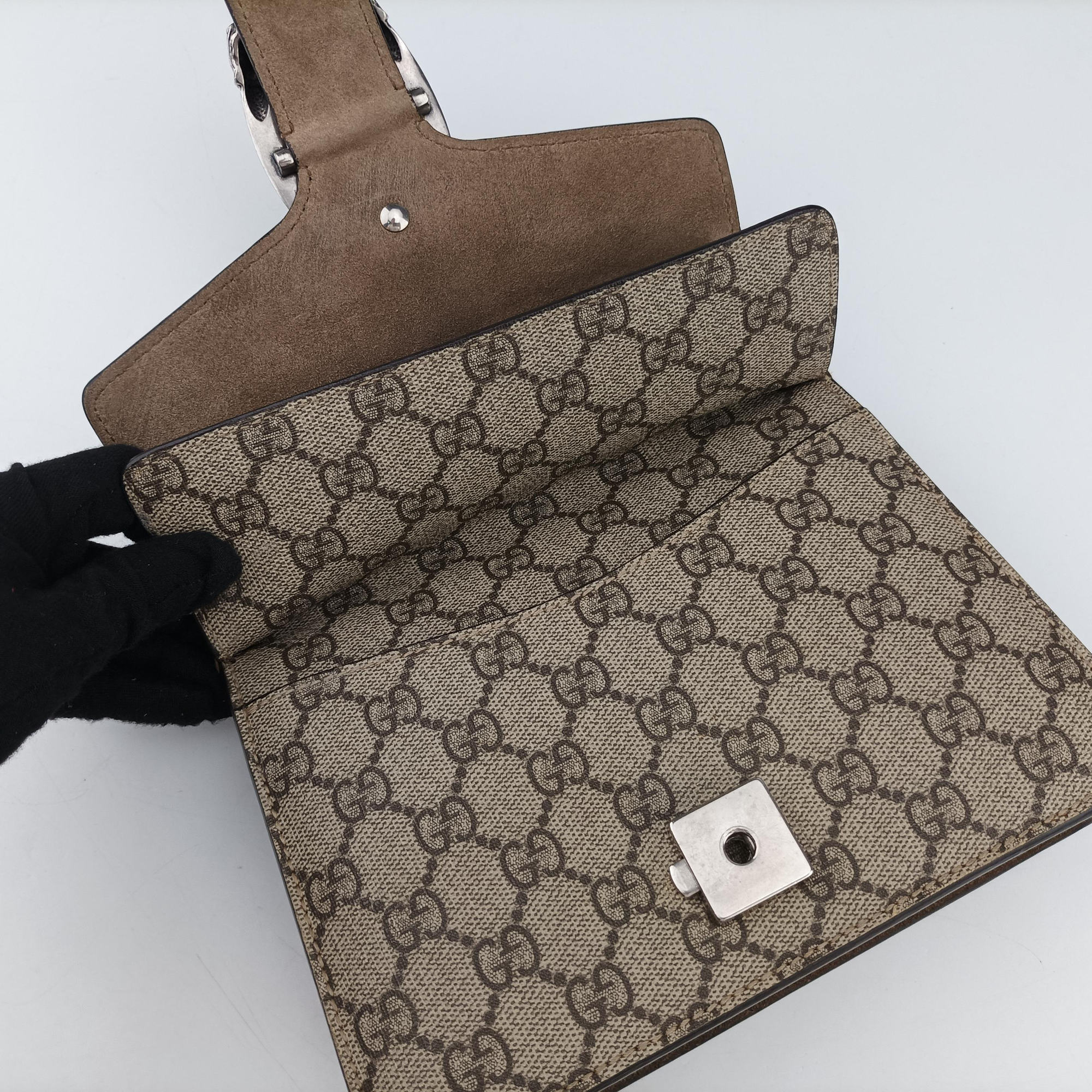 Dionysus Brown PVC coated canvas × suede 421970 G022726948ディオニュソス ブラウン PVCコーティングキャンバス × スエード 421970 G022726948
