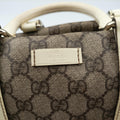 GG plus Spring Joy GG Supreme BEIGE×WHITE PVC coated canvas 193603 I7257421GGプラス ジョイ GGスプリーム ベージュ×ホワイト PVCコーティングキャンバス 193603 I7257421