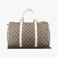 GG plus Spring Joy GG Supreme BEIGE×WHITE PVC coated canvas 193603 I7257421GGプラス ジョイ GGスプリーム ベージュ×ホワイト PVCコーティングキャンバス 193603 I7257421