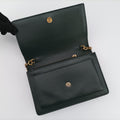 Vintage Yves Saint Laurent Sunset Green Leather 533026 shoulderbag | stylenewstar