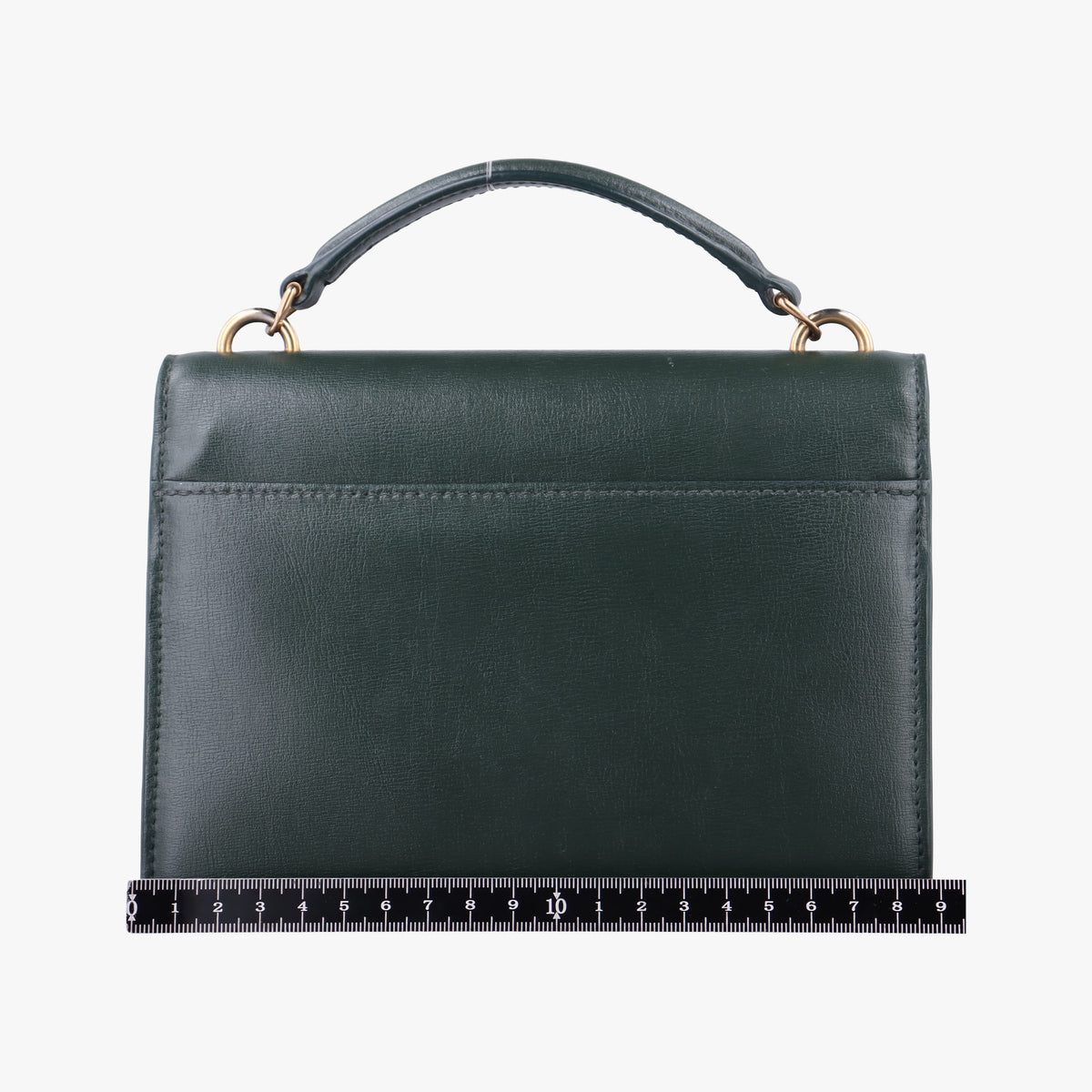 Vintage Yves Saint Laurent Sunset Green Leather 533026 shoulderbag | stylenewstar