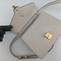 Pre-owned Gucci Sylvie Ivory×navy×red Leather 470270 shoulderbag | stylenewstar