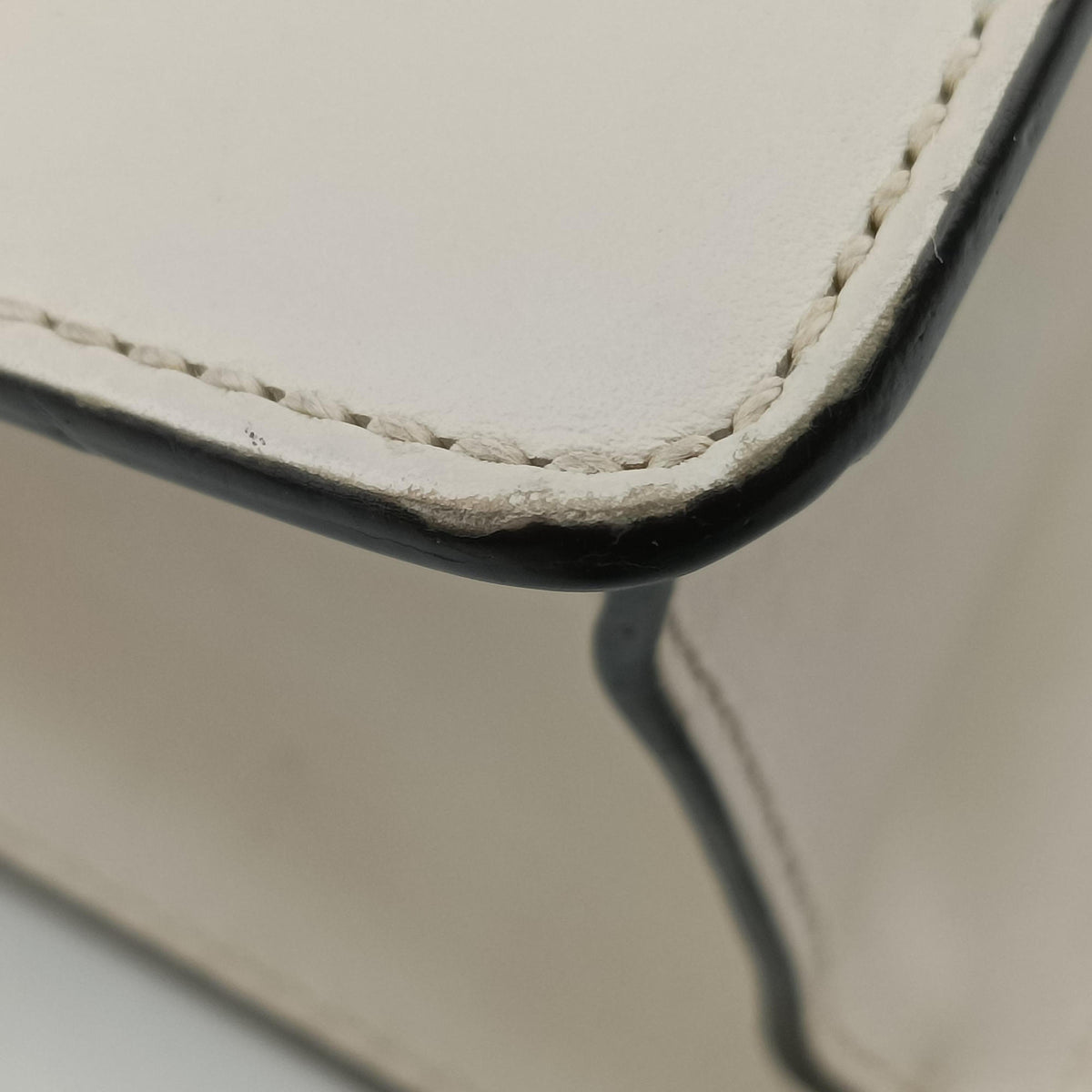 Pre-owned Gucci Sylvie Ivory×navy×red Leather 470270 shoulderbag | stylenewstar